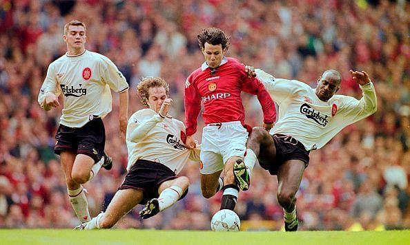 Ryan Giggs Manchester United v Liverpool Premier League 1996